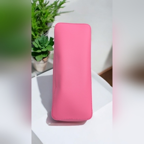 Michael Kors Charlotte Large Top Zip Shoulder Tote Bag Tea Rose (NWT) - Picture 5 of 9